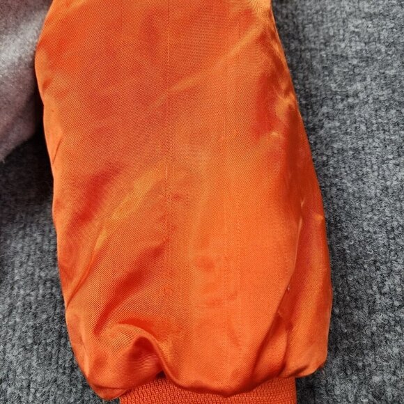 Vintage Clemson University Satin MLB Bomber Jacket Chalk Line Starter Sherpa M - Picture 11 of 16